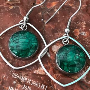 Stone Inlay Earrings